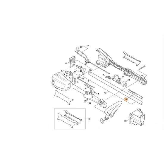 STIHL  Tabliczka ostrzegawcza FSA 0000 967 7341